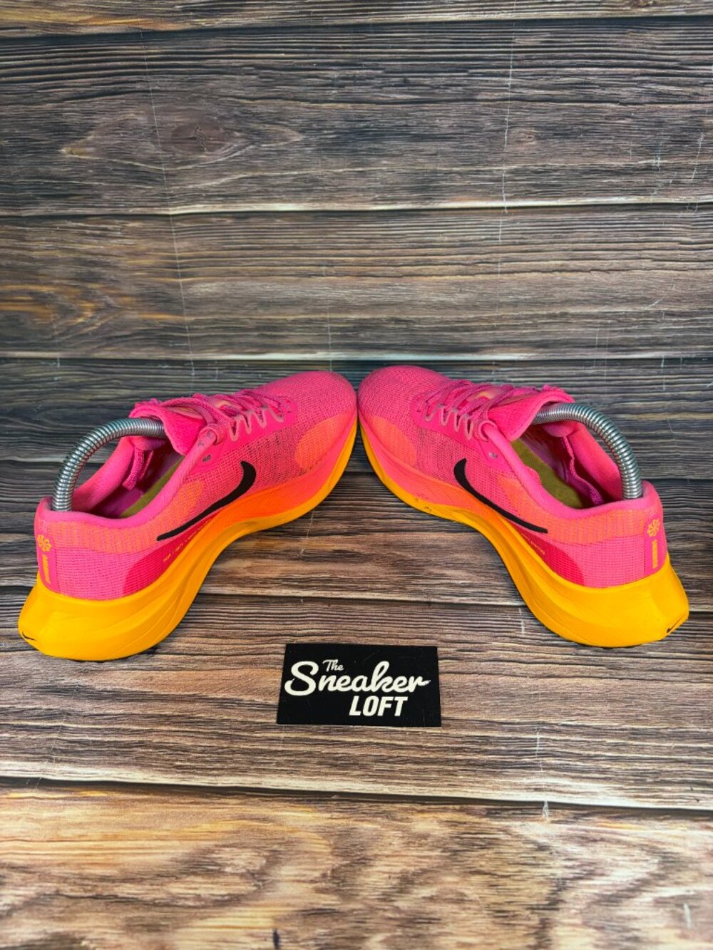 Nike Zoom Fly 5 Women's Pink Orange Athletic Running Shoes Size 8 - Picture 5 of 8